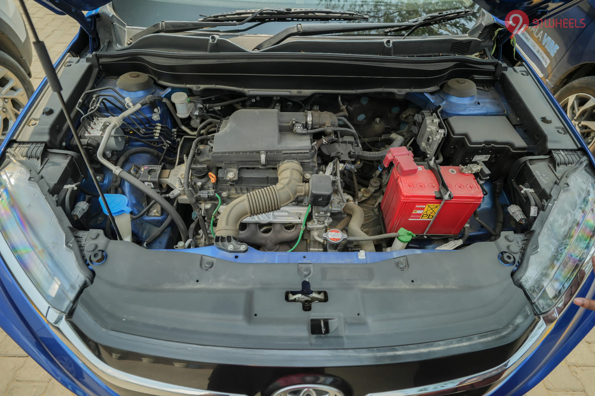 Toyota Urban Cruiser HyRyder Engine Shot