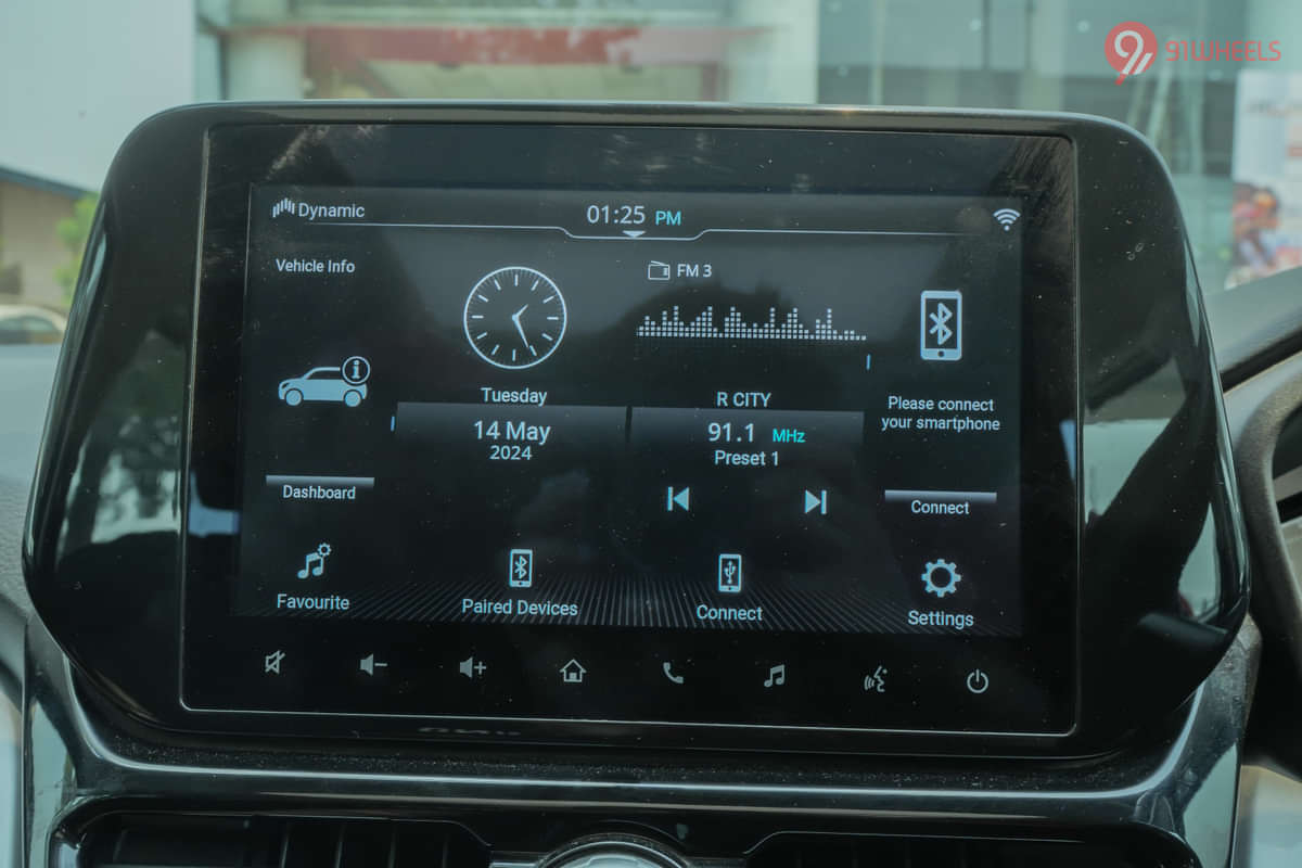 Toyota Urban Cruiser HyRyder Infotainment System