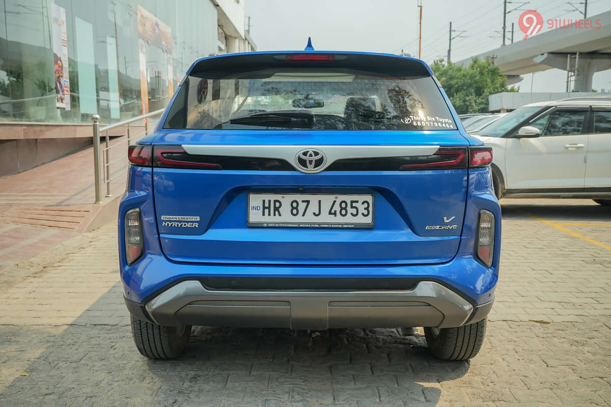 Toyota Urban Cruiser HyRyder Rear View