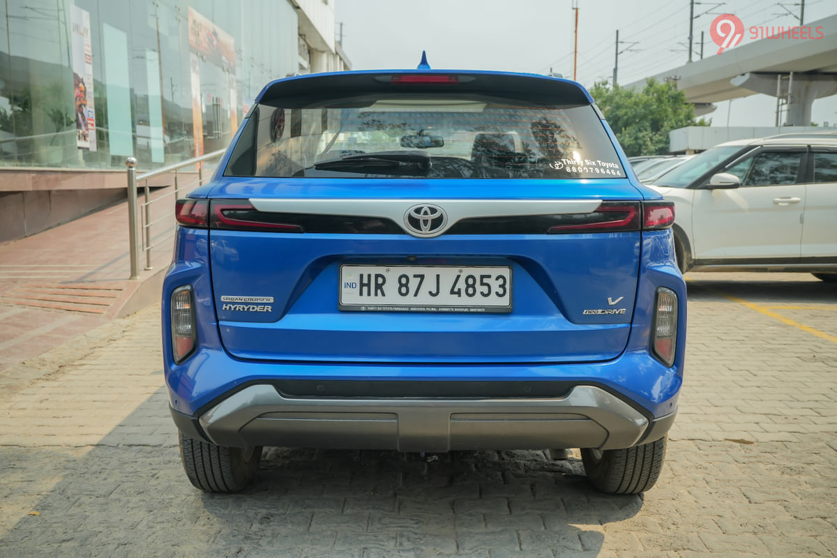 Toyota Urban Cruiser HyRyder Rear View