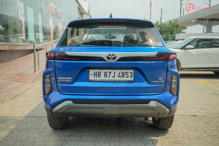 Toyota Urban Cruiser HyRyder Rear View Toyota Urban Cruiser HyRyder Rear View