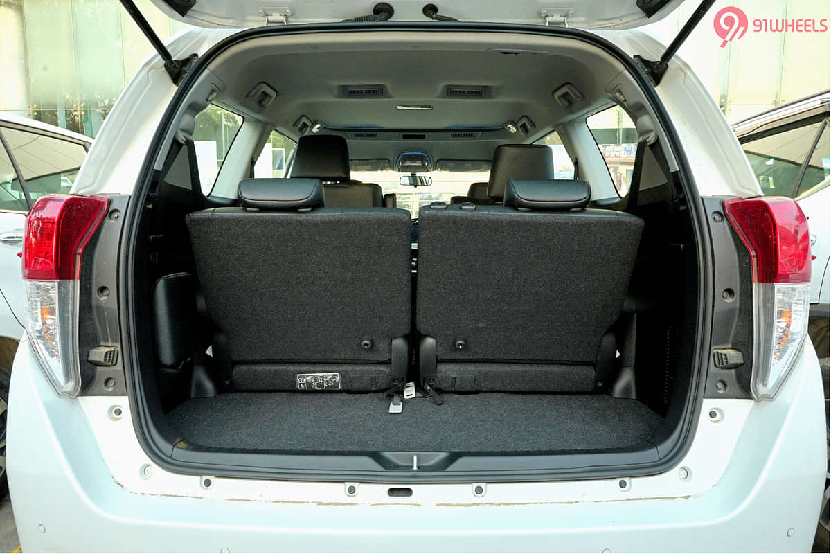 Toyota Innova Crysta Bootspace