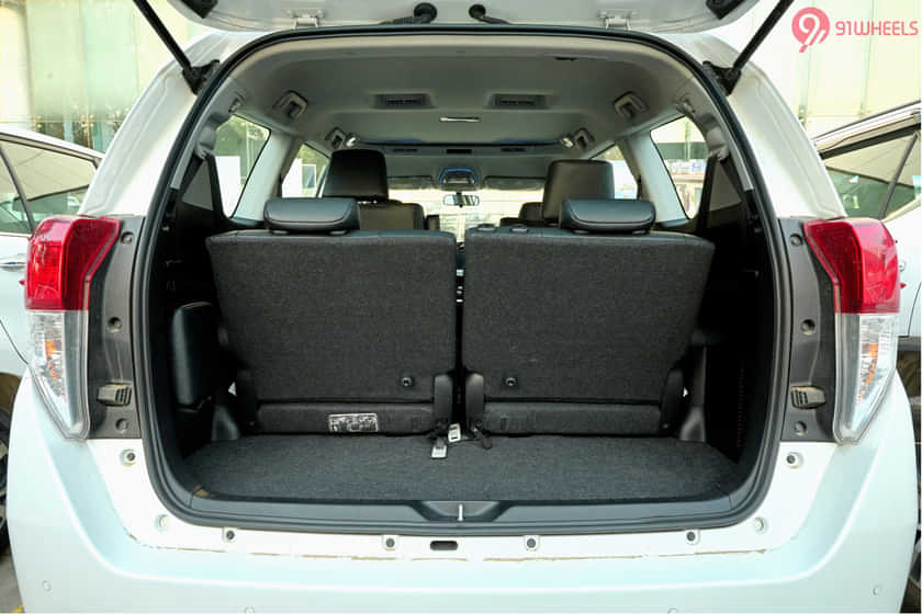 Toyota Innova Crysta Bootspace Toyota Innova Crysta Bootspace