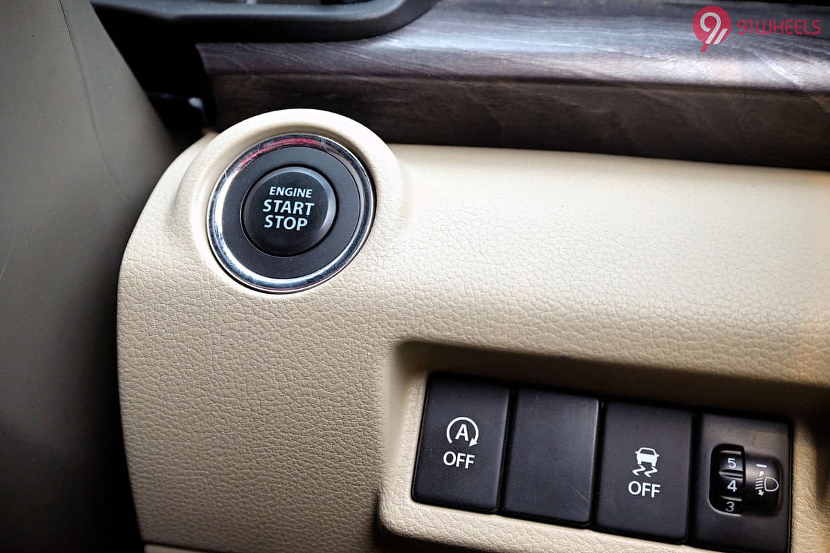 Toyota Rumion Engine Start Button