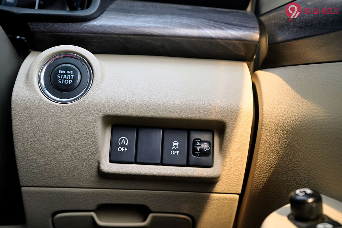 Toyota Rumion Dashboard Switches