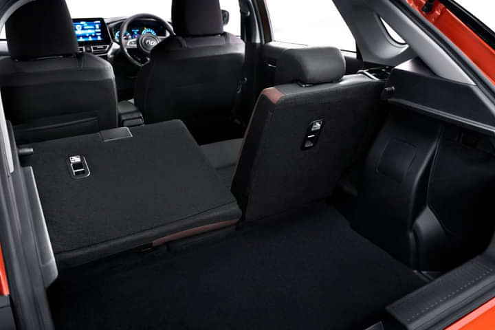 Toyota Taisor Bootspace Rear Seat Folded