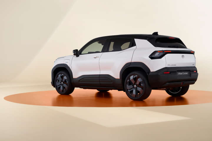 Toyota Urban Cruiser EV Left Rear Three Quarter