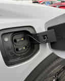 Open Charging Lid with Closed Socket Caps