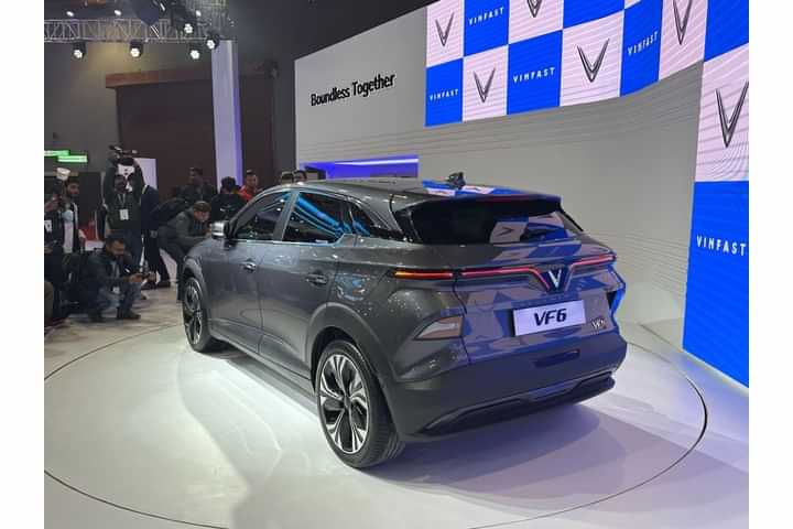 VinFast VF6 Left Rear Three Quarter VinFast VF6 Left Rear Three Quarter