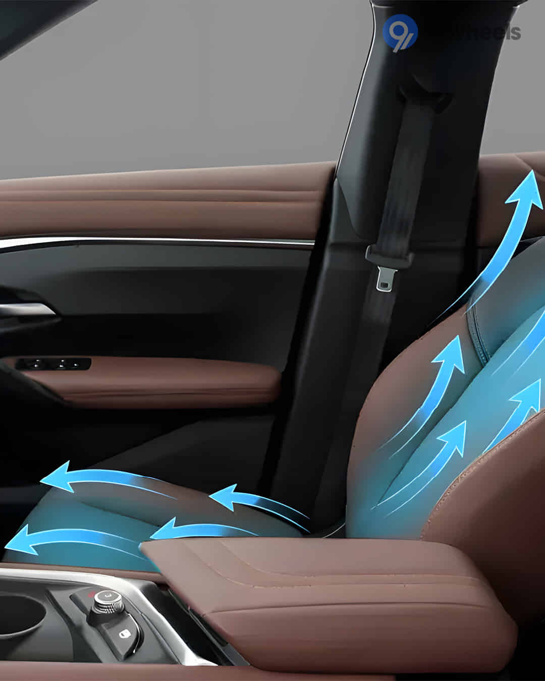 Ventilated seat switch