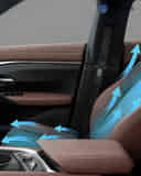 Ventilated seat switch