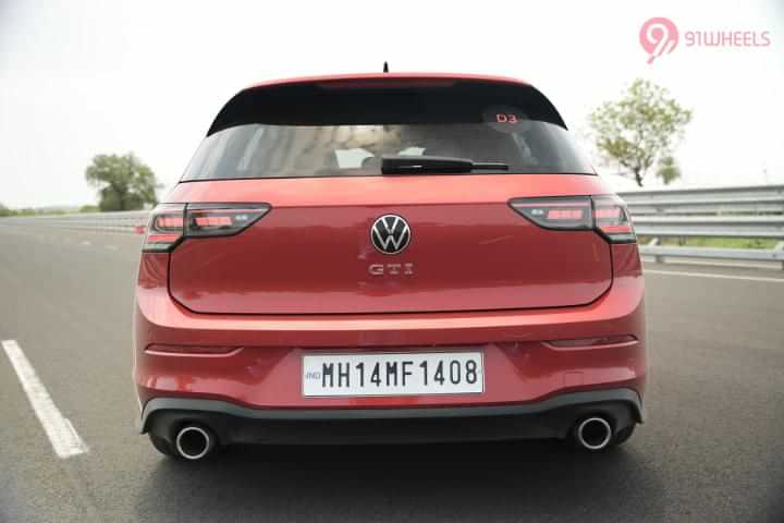 Volkswagen Golf GTI Rear View Volkswagen Golf GTI Rear View