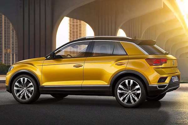 Volkswagen T-Roc 2021-2021 Side Profile