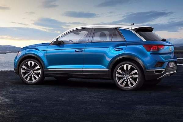 Volkswagen T-Roc2020-2021 Side Profile