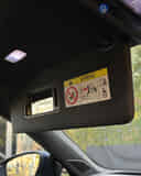 Sunvisor without Vanity mirror