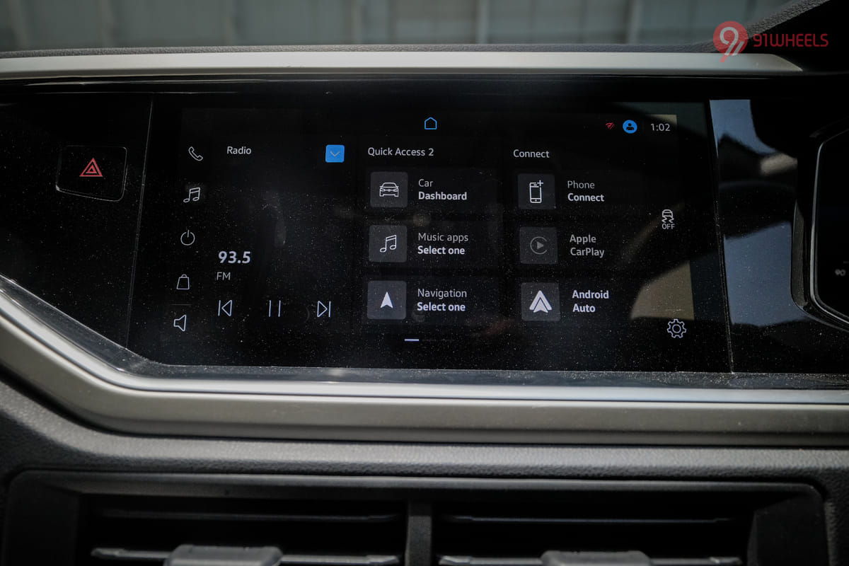 Volkswagen Virtus Infotainment System