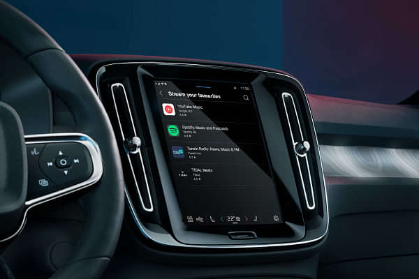 Volvo C40 Recharge Infotainment System