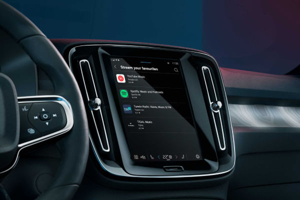Volvo EC40 Infotainment System
