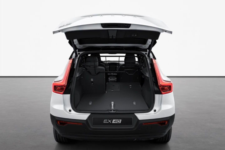 Volvo EX40 Bootspace Rear Seat Folded