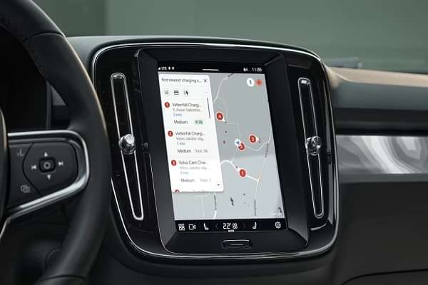 Volvo XC40 Recharge  2022-2023 Infotainment System