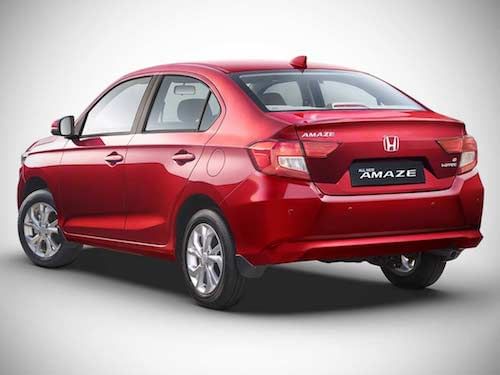 Honda Amaze 2018-2021 Rear Profile