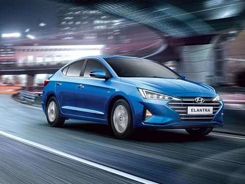 Hyundai Elantra Driving Shot