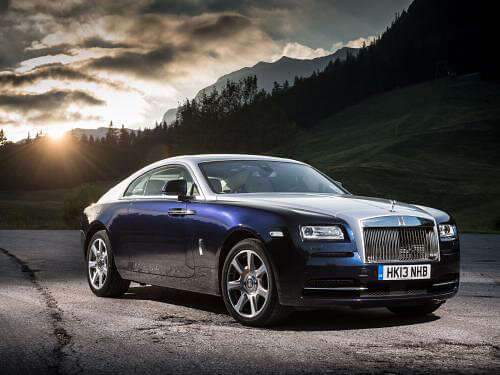 Rolls-Royce Wraith Right Front Three Quarter