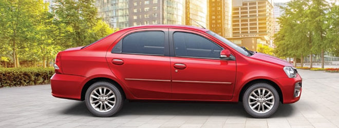 Toyota Etios   2010-2011 Side Profile