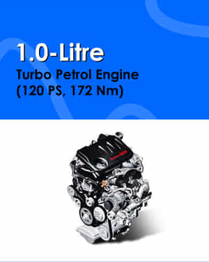 i20 N Line 1.0-Litre Turbo Petrol Engine (120 PS, 172 Nm)