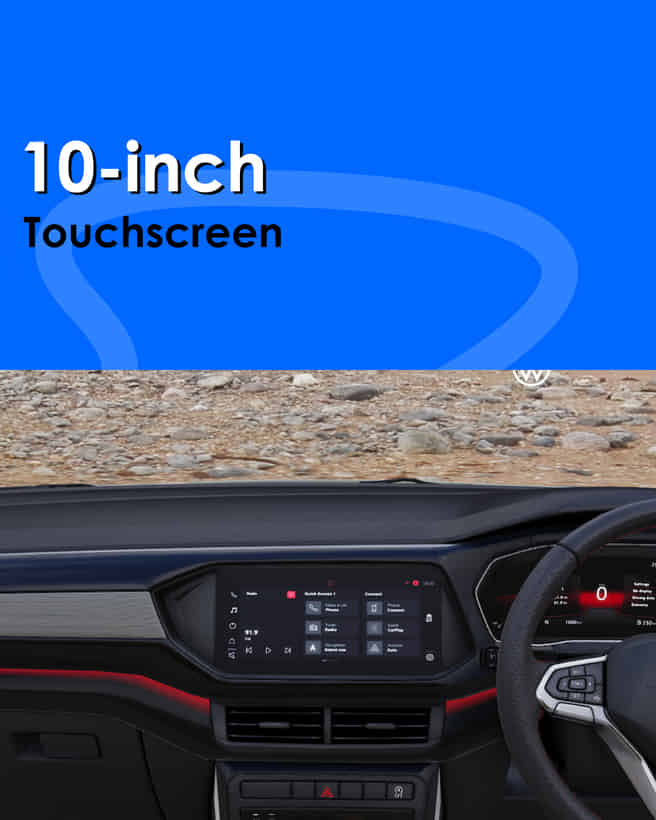 Volkswagen Taigun 2021-2026 10-inch Touchscreen
