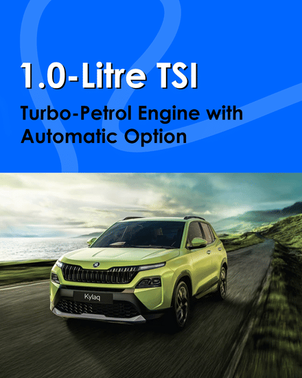 Skoda Kylaq 1.0-litre TSI Turbo-Petrol Engine with Automatic Option