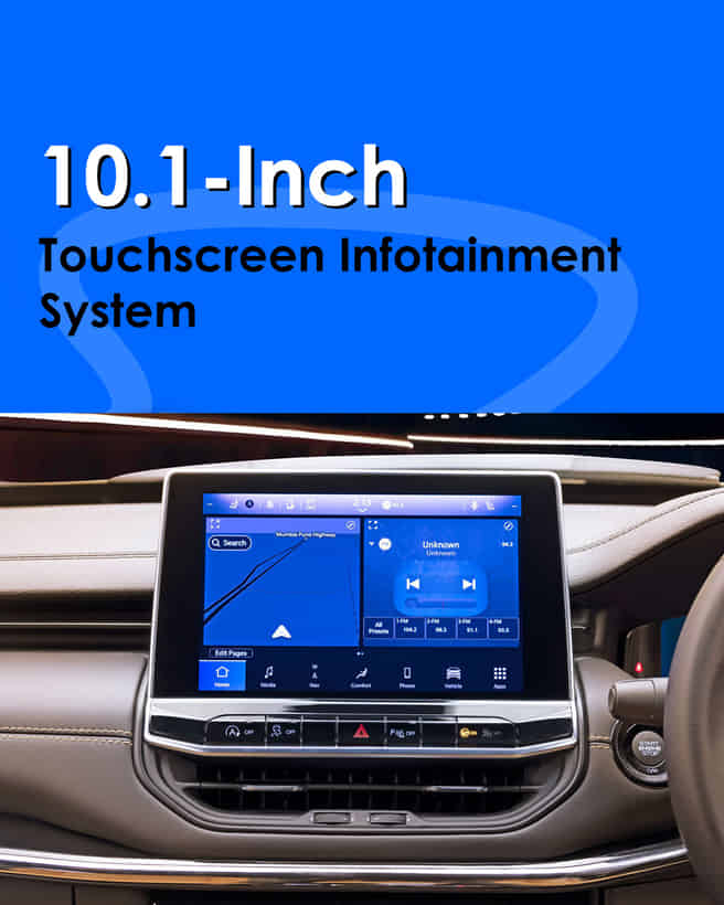 Jeep Compass 10.1-Inch Touchscreen Infotainment System