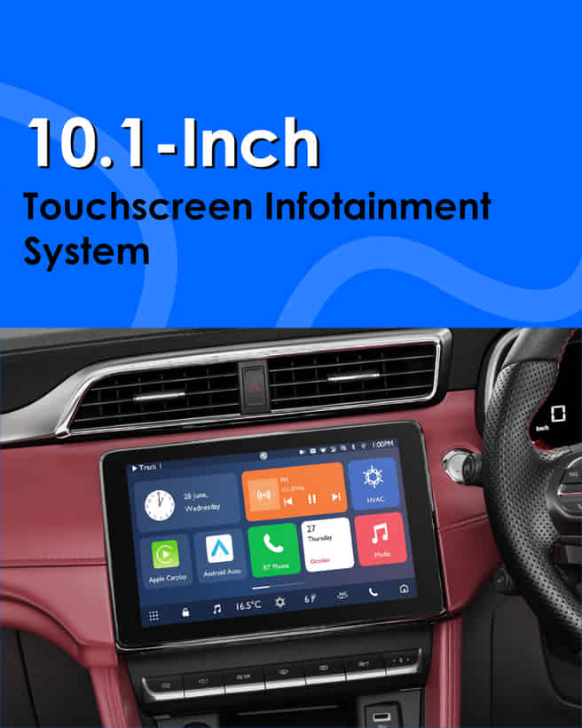 MG Astor 10.1-Inch Touchscreen Infotainment System
