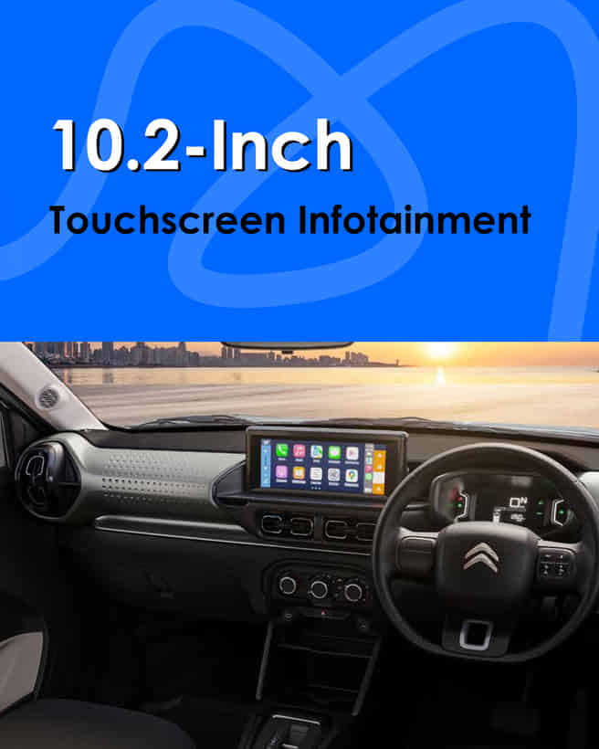 Citroen eC3 10.2-inch Touchscreen Infotainment