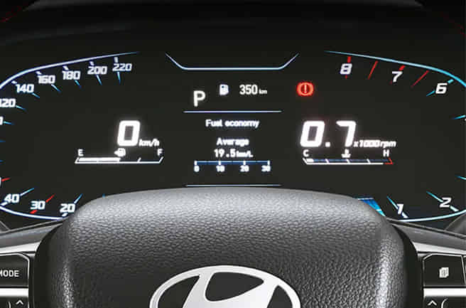 Hyundai i20 N Line 10.25-Inch Digital Instrument Cluster