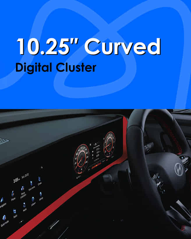 Hyundai Creta N Line 10.25? Curved Digital Cluster