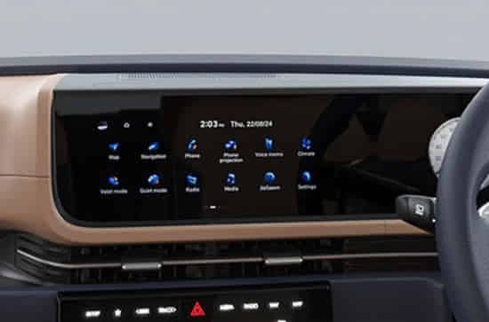 Alcazar 10.25 inch Digital Instrument Cluster