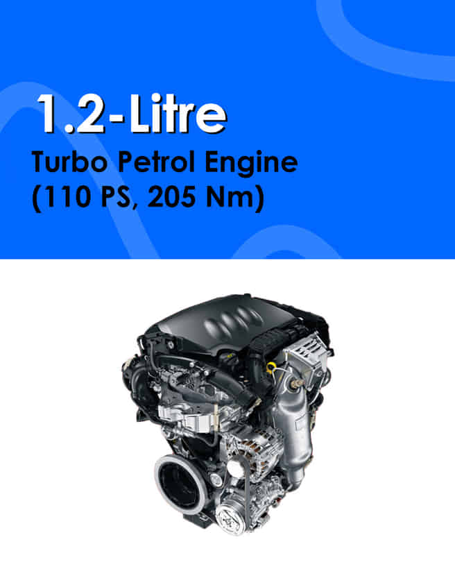 Citroen Basalt X 1.2-Litre Turbo Petrol Engine (110 PS, 205 Nm)