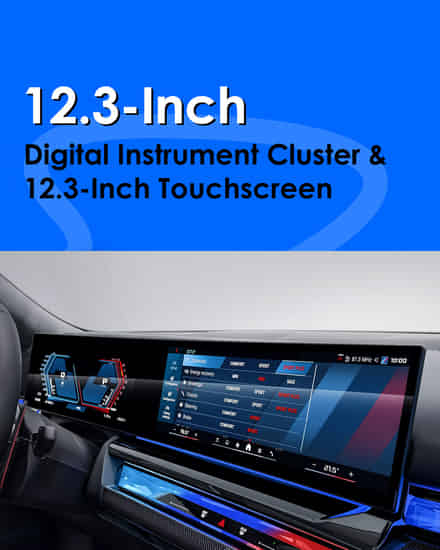 BMW M5 12.3-Inch Digital Instrument Cluster & 12.3-Inch Touchscreen