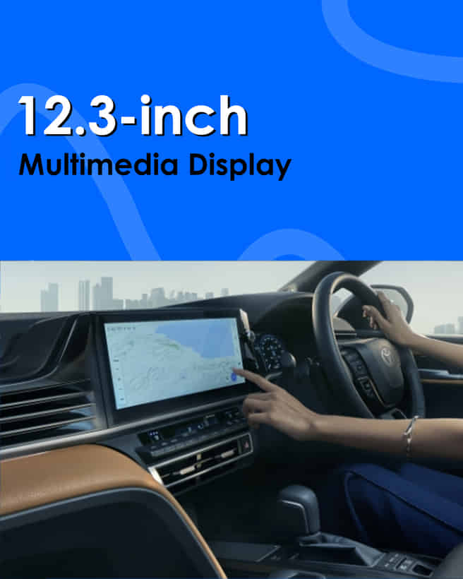 Toyota Camry 12.3-inch Multimedia Display