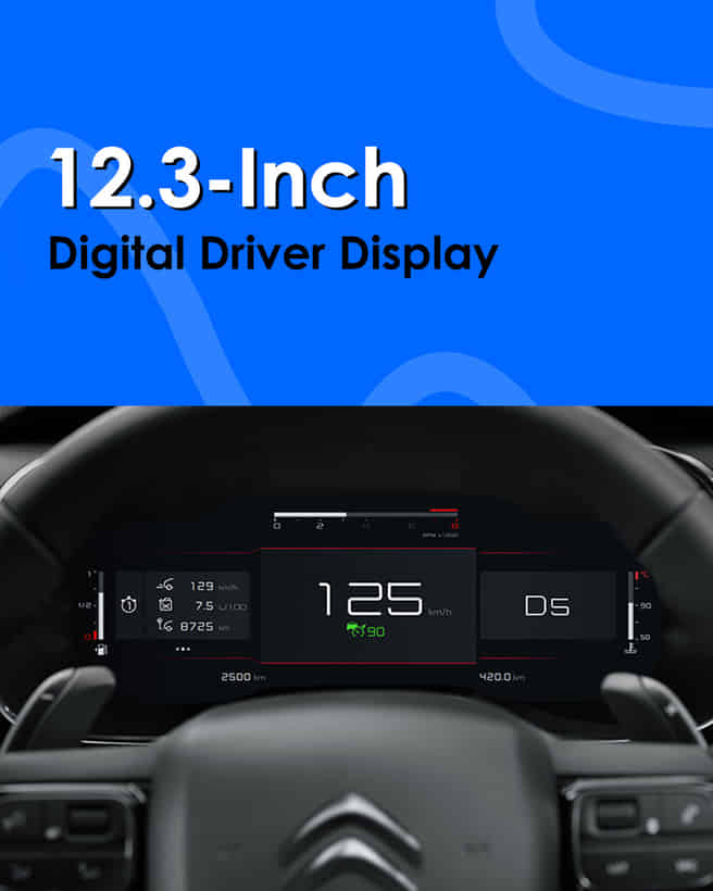 Citroen C5 Aircross 12.3?Inch Digital Driver Display