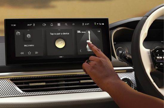 Curvv 12.3 inch touchscreen