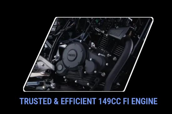 FZ Blue 149cc fuel-injected engine