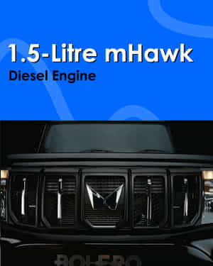 Bolero 1.5-Litre mHawk Diesel Engine (75 PS, 210 Nm)