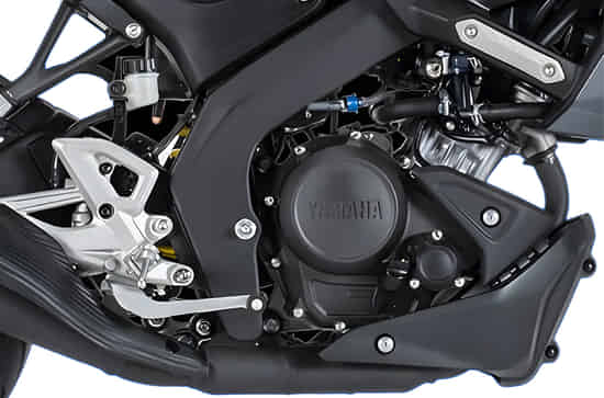 MT 15 V2 155 cc Liquid-Cooled VVA Engine (18.4 PS, 14.1 Nm)
