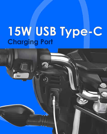 Honda  Shine  15W USB Type -C