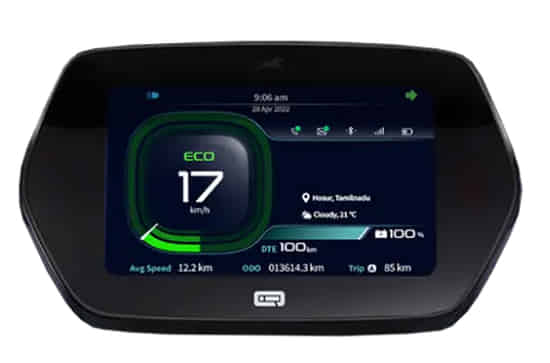 iQube Electric 17.78CM Touchscreen Dashboard