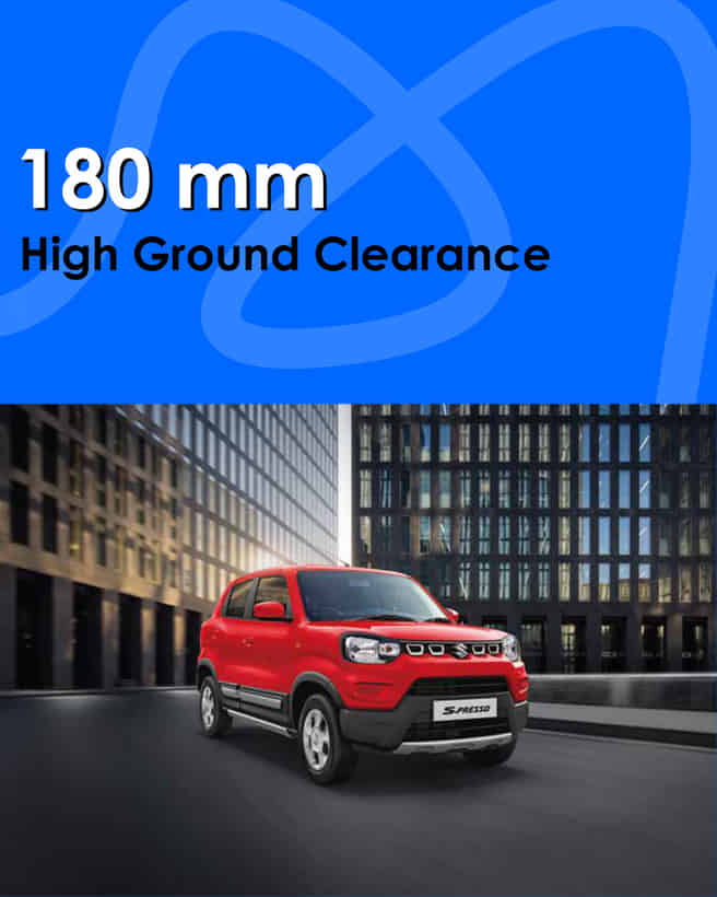 Maruti Suzuki S-Presso 180 High Ground Clearance
