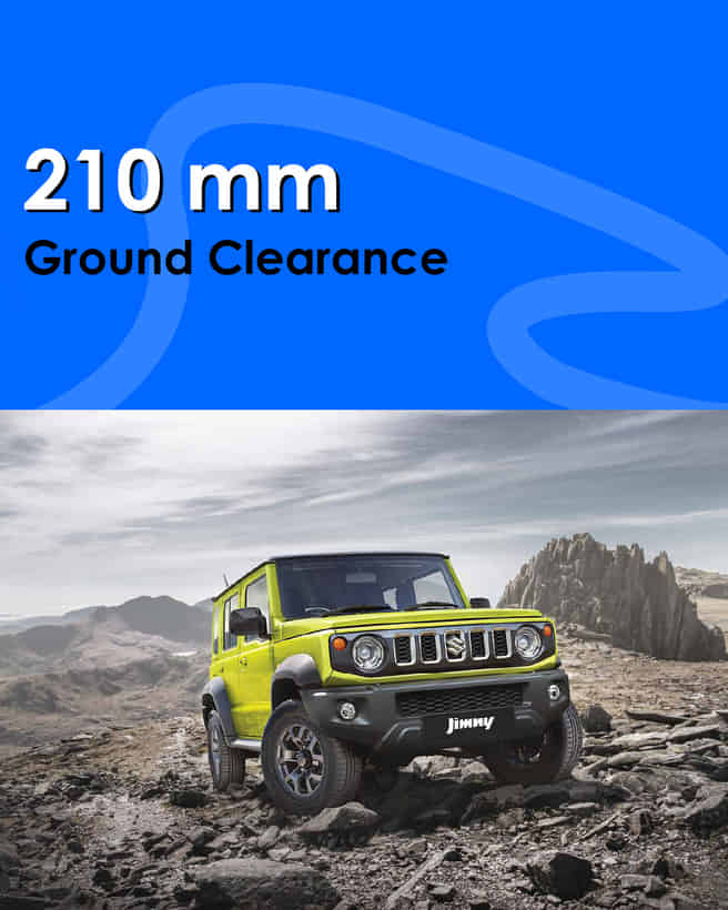 Maruti Suzuki Jimny 210 Ground Clearance