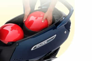 iQube Electric 32-litre underseat storage. iQube Electric 32-litre underseat storage.